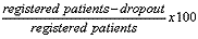 calculation of retention rate