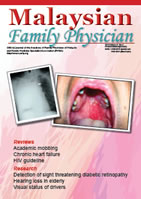 Malaysian Family Physician cover